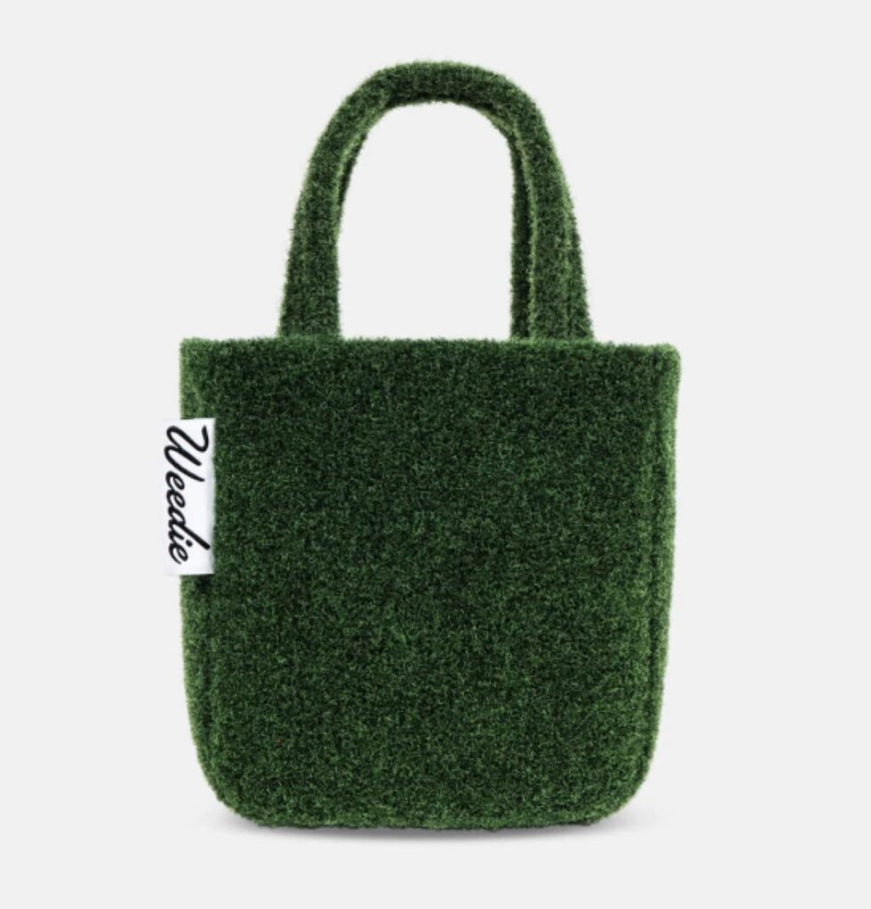 Edie Parker Mini Grass Tote