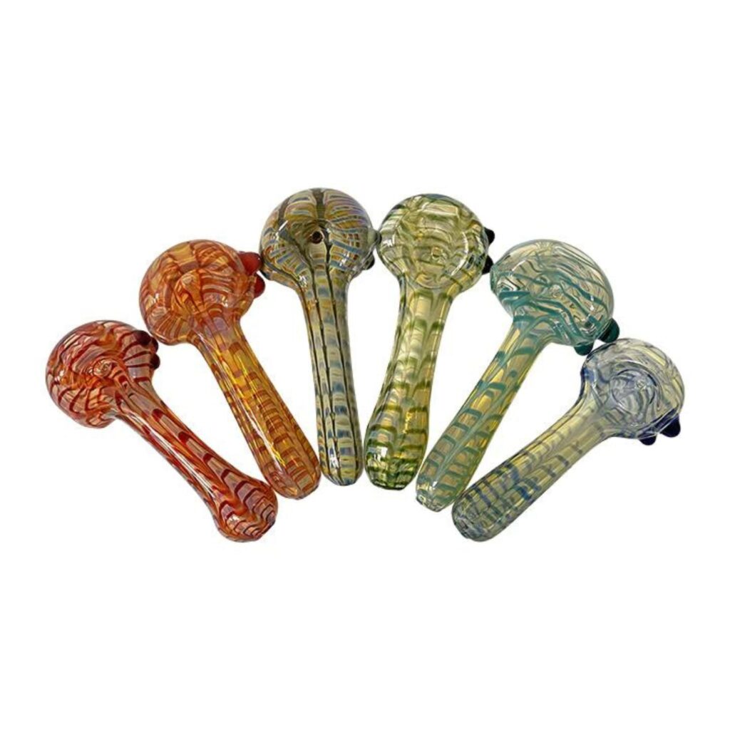 Swirled Frit 3.5" Handpipe