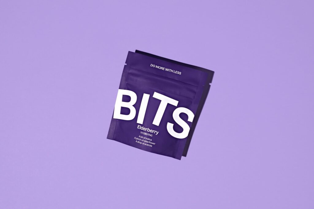 Bits Elderberry Wellness 1:1 CBD:THC Gummies