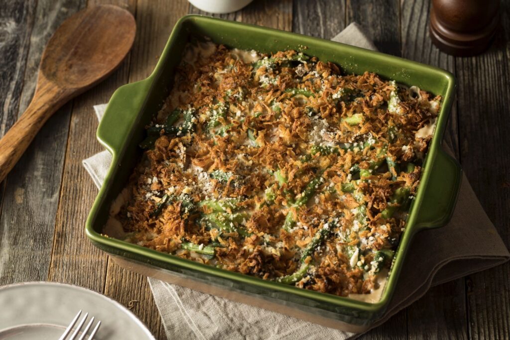 Thanksgiving Green Bean Canna-Casserole