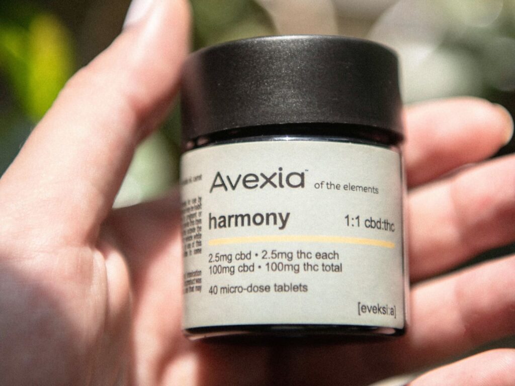 Avexia Harmony 1:1 CBD Tablets