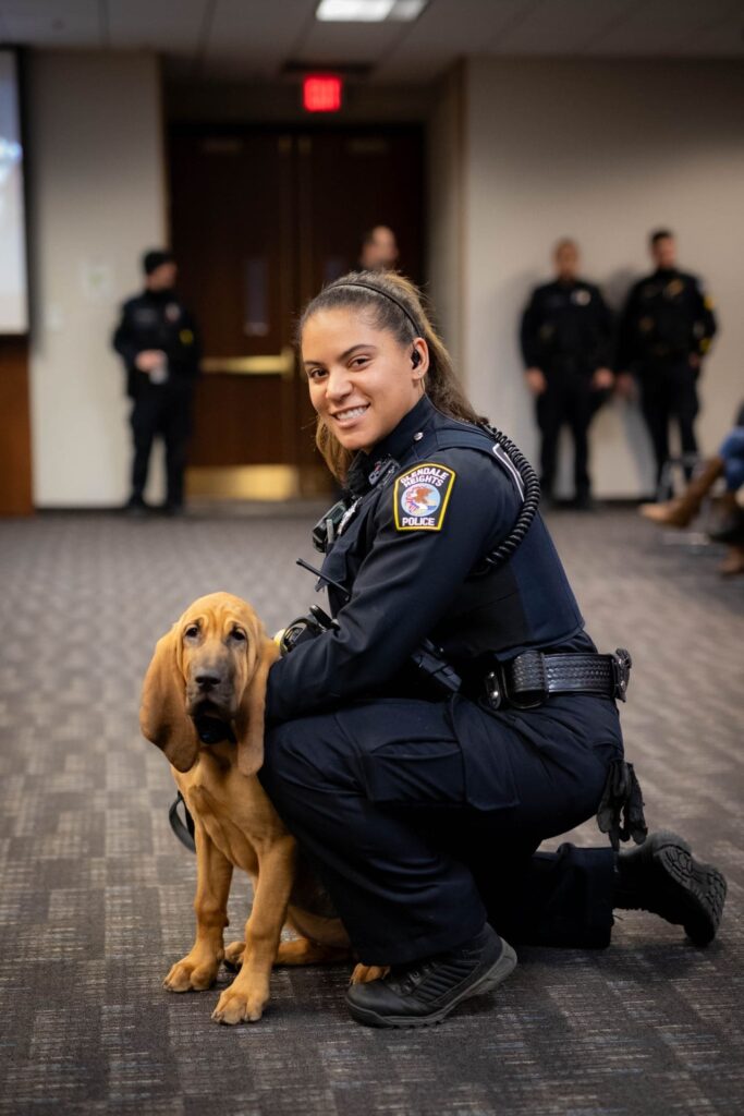 Ivy the Police K-9 Dog in Glendale Heights