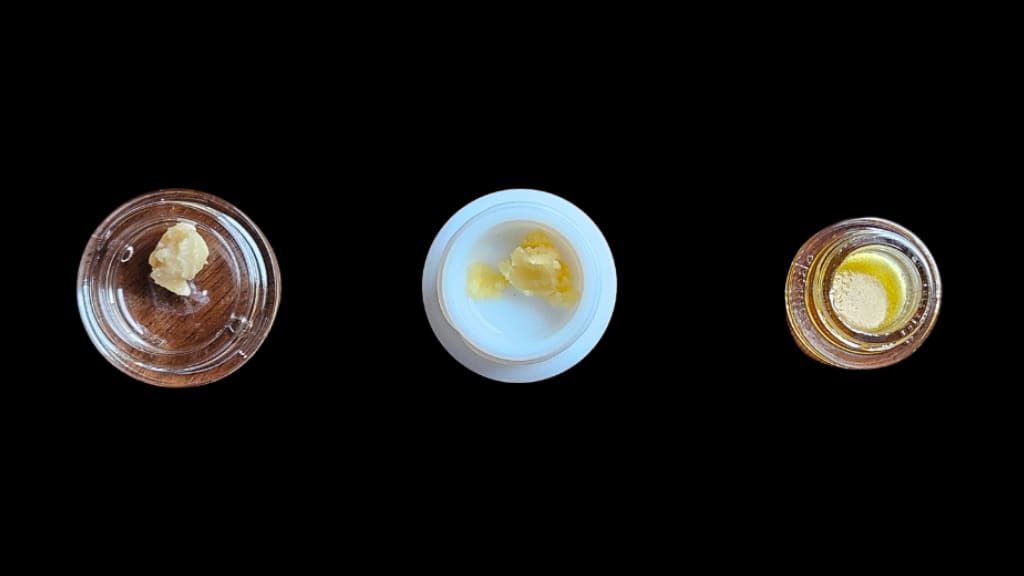 Live Resin, Rosin, and Distillate