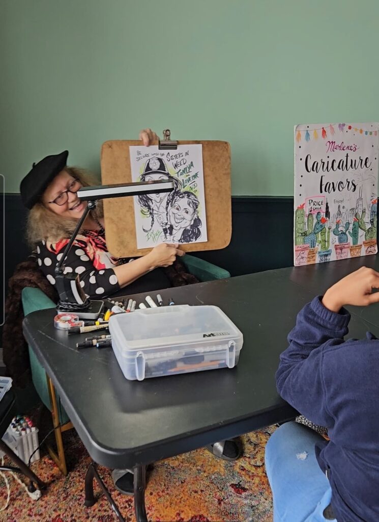 Ivy Hall 420 Event Caricature Drawings