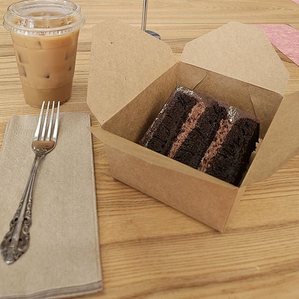 The Chocolate Cake and Coffee at The Loaf Lounge