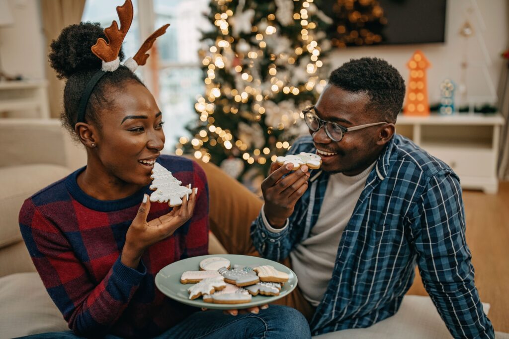 Eating cannabis-infused sugar cookies