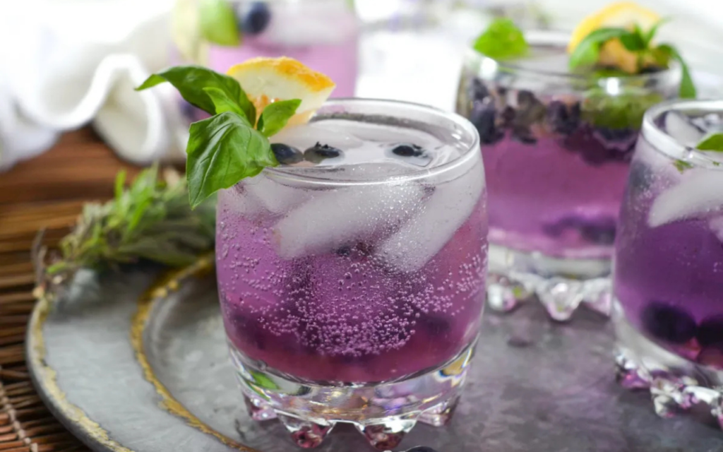 Lavender Lemon CBD Sparkler Drink